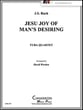 JESU JOY OF MANS DESIRING 2 Euphonium 2 Tuba QUARTET P.O.D. cover